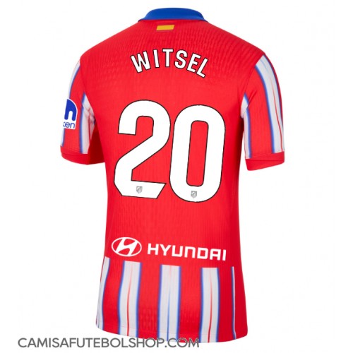 Camisa de time de futebol Atletico Madrid Axel Witsel #20 Replicas 1º Equipamento 2024-25 Manga Curta